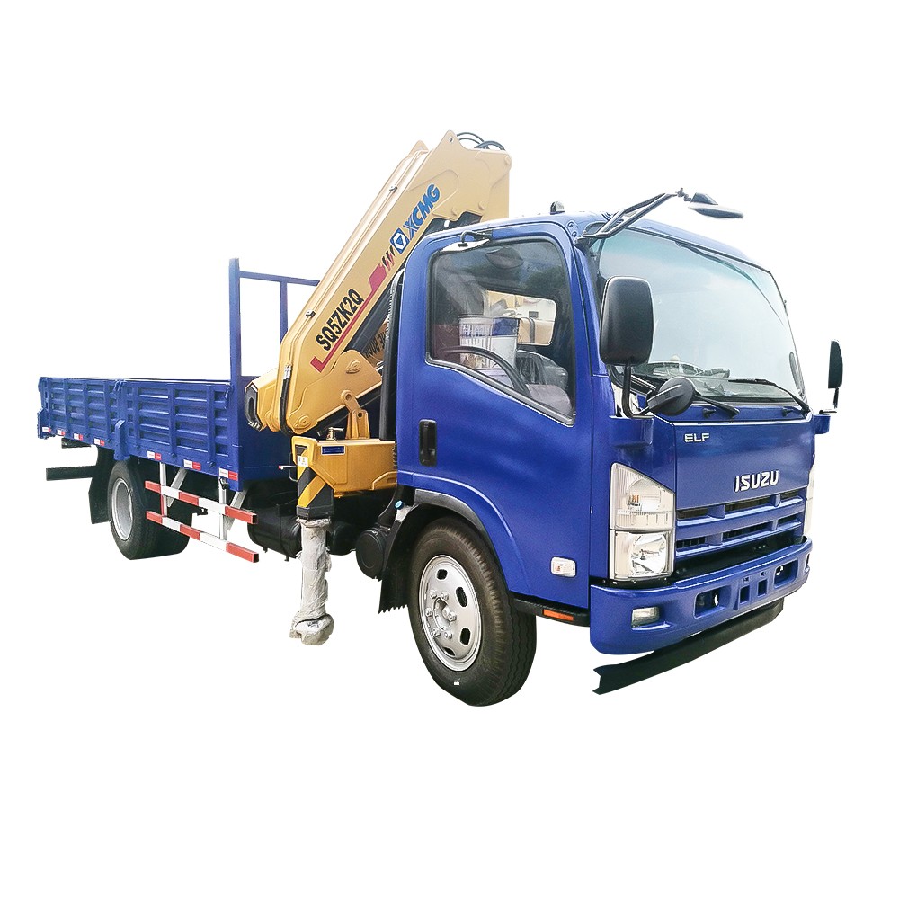 Gru per camion da 5 tonnellate a 6 ruote